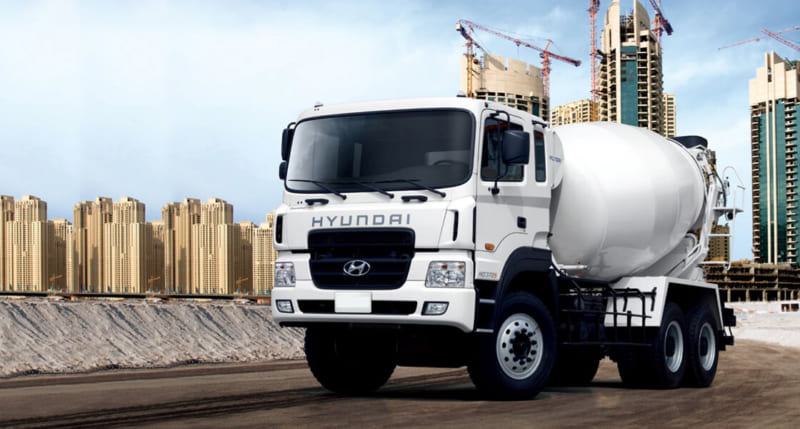 XE THƯƠNG MẠI HYUNDAI HD270 TRỘN BÊ TÔNG HD-1024